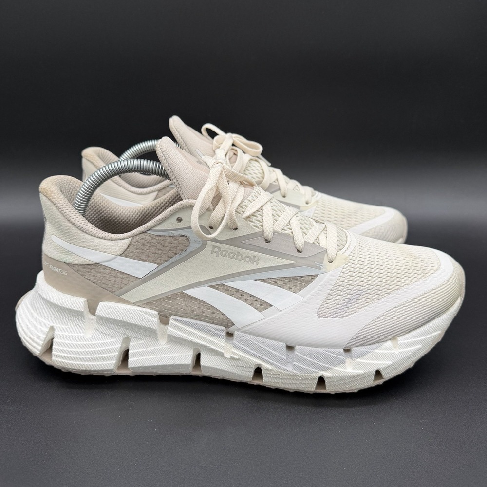 Reebok FloatZig 1 Running Shoes Men's Bone/Moonstone/Ash Size 11